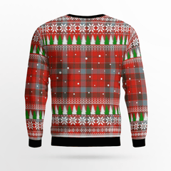 Clan Robertson Weathered Crest Tartan Christmas Ugly Sweater PN67 Robertson Weathered Crest Tartan Tartan Ugly Sweater