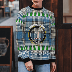 Clan Napier Ancient Crest Tartan Christmas Ugly Sweater CY56 Napier Ancient Crest Tartan Tartan Ugly Sweater
