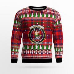 Clan Murray of Tulloch Modern Crest Tartan Christmas Ugly Sweater WO92 Murray of Tulloch Modern Crest Tartan Tartan Ugly Sweater