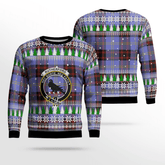 Clan Rutherford Crest Tartan Christmas Ugly Sweater SS33 Rutherford Crest Tartan Tartan Ugly Sweater