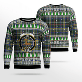 Clan Scott Green Modern Crest Tartan Christmas Ugly Sweater TA69 Scott Green Modern Crest Tartan Tartan Ugly Sweater
