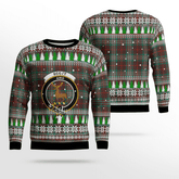 Clan Scott Brown Ancient Crest Tartan Christmas Ugly Sweater HF43 Scott Brown Ancient Crest Tartan Tartan Ugly Sweater
