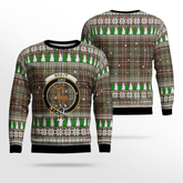 Clan Scott Green Weathered Crest Tartan Christmas Ugly Sweater FX82 Scott Green Weathered Crest Tartan Tartan Ugly Sweater