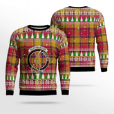 Clan Scrymgeour Crest Tartan Christmas Ugly Sweater IS98 Scrymgeour Crest Tartan Tartan Ugly Sweater