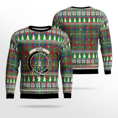 Clan Shaw Green Modern Crest Tartan Christmas Ugly Sweater OB71 Shaw Green Modern Crest Tartan Tartan Ugly Sweater