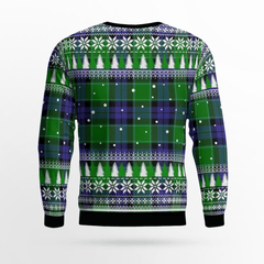Clan Haldane 2 Crest Tartan Christmas Ugly Sweater MN56 Haldane 2 Crest Tartan Tartan Ugly Sweater