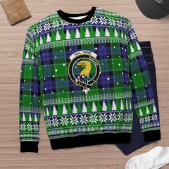 Clan Haldane 2 Crest Tartan Christmas Ugly Sweater MN56 Haldane 2 Crest Tartan Tartan Ugly Sweater
