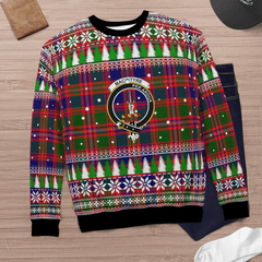 Clan MacIntyre Modern Crest Tartan Christmas Ugly Sweater PQ54 MacIntyre Modern Crest Tartan Tartan Ugly Sweater