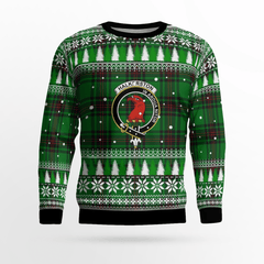 Clan Halkerston Crest Tartan Christmas Ugly Sweater SO67 Halkerston Crest Tartan Tartan Ugly Sweater