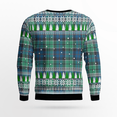 Clan Leslie Hunting Ancient Crest Tartan Christmas Ugly Sweater QG90 Leslie Hunting Ancient Crest Tartan Tartan Ugly Sweater