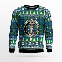 Clan Robertson Hunting Ancient Crest Tartan Christmas Ugly Sweater QE65 Robertson Hunting Ancient Crest Tartan Tartan Ugly Sweater