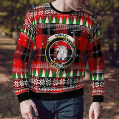 Clan Ramsay Modern Crest Tartan Christmas Ugly Sweater GG89 Ramsay Modern Crest Tartan Tartan Ugly Sweater