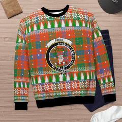 Clan Ross Ancient Crest Tartan Christmas Ugly Sweater IL40 Ross Ancient Crest Tartan Tartan Ugly Sweater