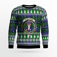 Clan Robertson Hunting Modern Crest Tartan Christmas Ugly Sweater YC75 Robertson Hunting Modern Crest Tartan Tartan Ugly Sweater