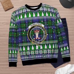 Clan Robertson Hunting Modern Crest Tartan Christmas Ugly Sweater YC75 Robertson Hunting Modern Crest Tartan Tartan Ugly Sweater