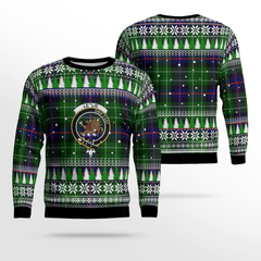Clan Leslie Hunting Crest Tartan Christmas Ugly Sweater BO86 Leslie Hunting Crest Tartan Tartan Ugly Sweater