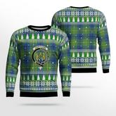 Clan Johnston Ancient Crest Tartan Christmas Ugly Sweater GE82 Johnston Ancient Crest Tartan Tartan Ugly Sweater
