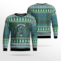 Clan MacInnes Ancient Crest Tartan Christmas Ugly Sweater LG95 MacInnes Ancient Crest Tartan Tartan Ugly Sweater