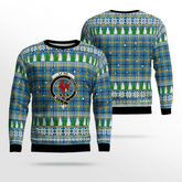 Clan Laing Crest Tartan Christmas Ugly Sweater KG51 Laing Crest Tartan Tartan Ugly Sweater