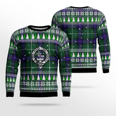 Clan MacDonald of the Isles Hunting Modern Crest Tartan Christmas Ugly Sweater CF92 MacDonald of the Isles Hunting Modern Crest Tartan Tartan Ugly Sweater