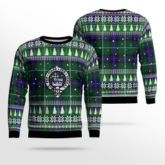 Clan MacDonald of the Isles Hunting Modern Crest Tartan Christmas Ugly Sweater CF92 MacDonald of the Isles Hunting Modern Crest Tartan Tartan Ugly Sweater