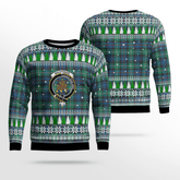 Clan MacKenzie Ancient Crest Tartan Christmas Ugly Sweater PB63 MacKenzie Ancient Crest Tartan Tartan Ugly Sweater