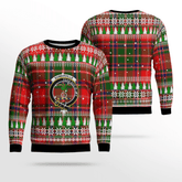 Clan Somerville Modern Crest Tartan Christmas Ugly Sweater NA59 Somerville Modern Crest Tartan Tartan Ugly Sweater
