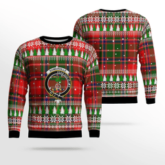 Clan Somerville Modern Crest Tartan Christmas Ugly Sweater NA59 Somerville Modern Crest Tartan Tartan Ugly Sweater