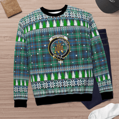 Clan MacKenzie Ancient Crest Tartan Christmas Ugly Sweater PB63 MacKenzie Ancient Crest Tartan Tartan Ugly Sweater