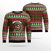 Clan Skene Modern Crest Tartan Christmas Ugly Sweater GH39 Skene Modern Crest Tartan Tartan Ugly Sweater