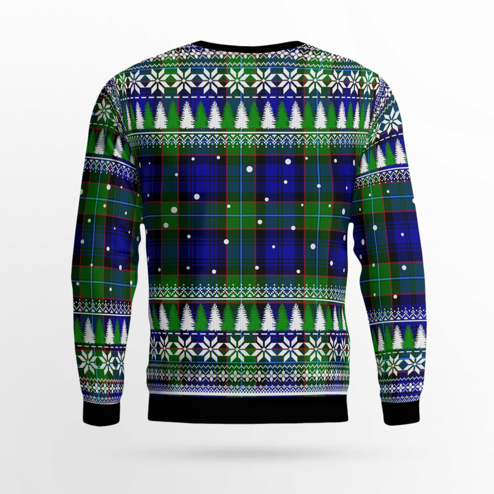 Clan Sempill Modern Crest Tartan Christmas Ugly Sweater OL17 Sempill Modern Crest Tartan Tartan Ugly Sweater