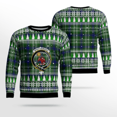 Clan Spottiswood (Tweedside) Crest Tartan Christmas Ugly Sweater LY62 Spottiswood (Tweedside) Crest Tartan Tartan Ugly Sweater