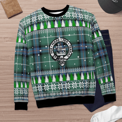 Clan MacDonald of the Isles Hunting Ancient Crest Tartan Christmas Ugly Sweater QC32 MacDonald of the Isles Hunting Ancient Crest Tartan Tartan Ugly Sweater