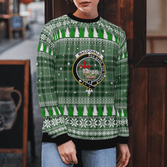 Clan MacDonald Lord of the Isles Hunting Crest Tartan Christmas Ugly Sweater TU28 MacDonald Lord of the Isles Hunting Crest Tartan Tartan Ugly Sweater