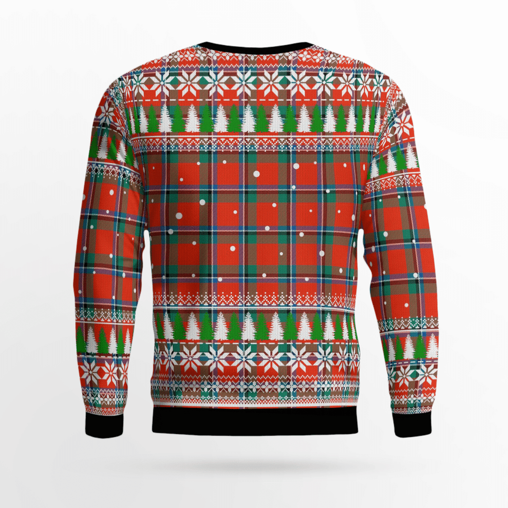 Clan Sinclair Ancient Crest Tartan Christmas Ugly Sweater HB62 Sinclair Ancient Crest Tartan Tartan Ugly Sweater
