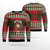 Clan Stewart of Appin Modern Crest Tartan Christmas Ugly Sweater WV95 Stewart of Appin Modern Crest Tartan Tartan Ugly Sweater
