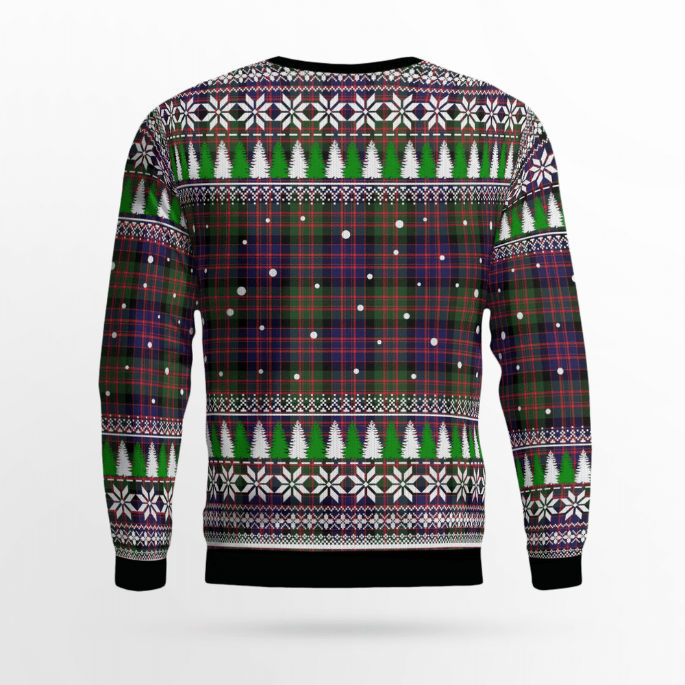 Clan MacDonald Modern Crest Tartan Christmas Ugly Sweater MO50 MacDonald Modern Crest Tartan Tartan Ugly Sweater