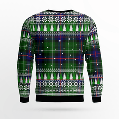 Clan Leslie Hunting Crest Tartan Christmas Ugly Sweater BO86 Leslie Hunting Crest Tartan Tartan Ugly Sweater