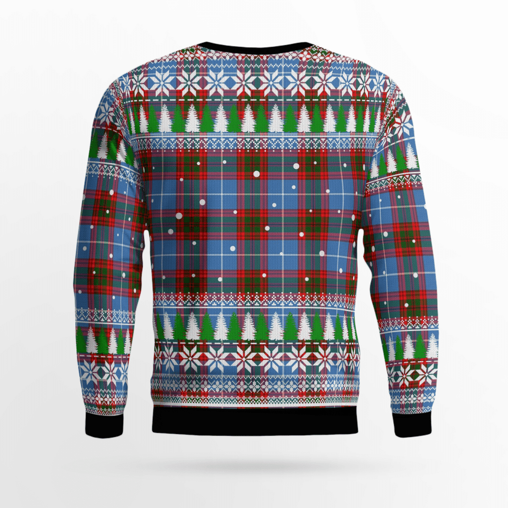 Clan Newton (Edingburg) Crest Tartan Christmas Ugly Sweater TT24 Newton (Edingburg) Crest Tartan Tartan Ugly Sweater