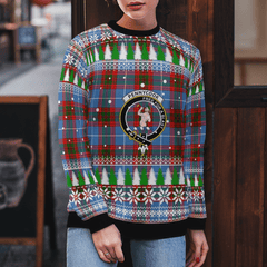 Clan Pennycook (Edinburgh) Crest Tartan Christmas Ugly Sweater NB12 Pennycook (Edinburgh) Crest Tartan Tartan Ugly Sweater