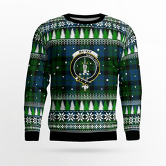 Clan MacKay Modern Crest Tartan Christmas Ugly Sweater ZV84 MacKay Modern Crest Tartan Tartan Ugly Sweater