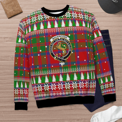 Clan MacKintosh Modern Crest Tartan Christmas Ugly Sweater FU47 MacKintosh Modern Crest Tartan Tartan Ugly Sweater