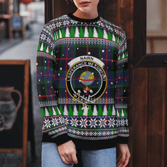 Clan Nairn Crest Tartan Christmas Ugly Sweater SX68 Nairn Crest Tartan Tartan Ugly Sweater