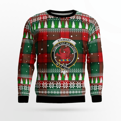 Clan Stewart Atholl Modern Crest Tartan Christmas Ugly Sweater VG83 Stewart Atholl Modern Crest Tartan Tartan Ugly Sweater