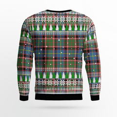 Clan Stirling (of Cadder-Present Chief) Crest Tartan Christmas Ugly Sweater TK96 Stirling (of Cadder-Present Chief) Crest Tartan Tartan Ugly Sweater
