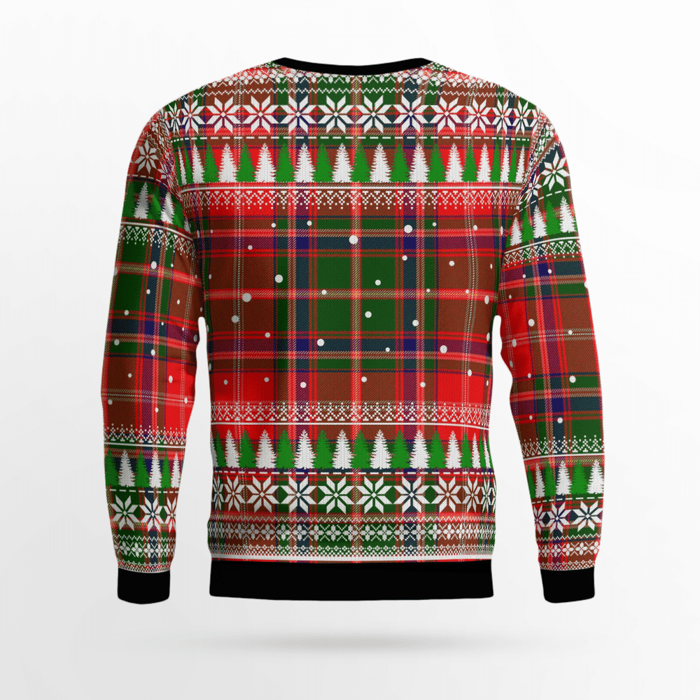 Clan Somerville Modern Crest Tartan Christmas Ugly Sweater NA59 Somerville Modern Crest Tartan Tartan Ugly Sweater