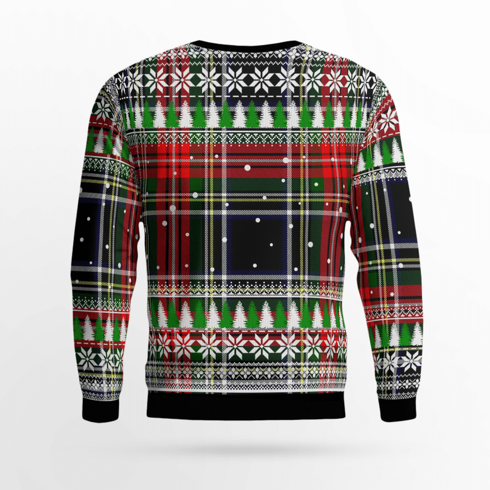 Clan Stewart Black Crest Tartan Christmas Ugly Sweater OV11 Stewart Black Crest Tartan Tartan Ugly Sweater