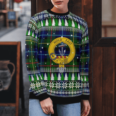 Clan Smith Modern Crest Tartan Christmas Ugly Sweater JN37 Smith Modern Crest Tartan Tartan Ugly Sweater