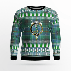 Clan MacInnes Ancient Crest Tartan Christmas Ugly Sweater LG95 MacInnes Ancient Crest Tartan Tartan Ugly Sweater