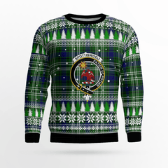 Clan Spottiswood (Tweedside) Crest Tartan Christmas Ugly Sweater LY62 Spottiswood (Tweedside) Crest Tartan Tartan Ugly Sweater